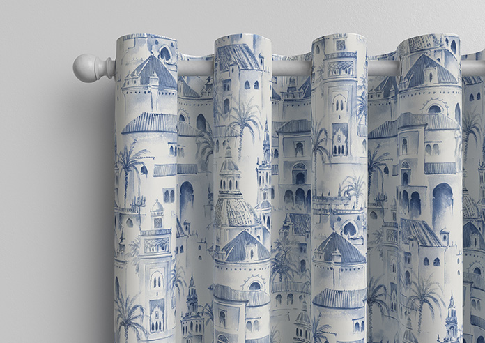 Voyage, Atlantic Blue - Made to Measure Curtain - Image 12